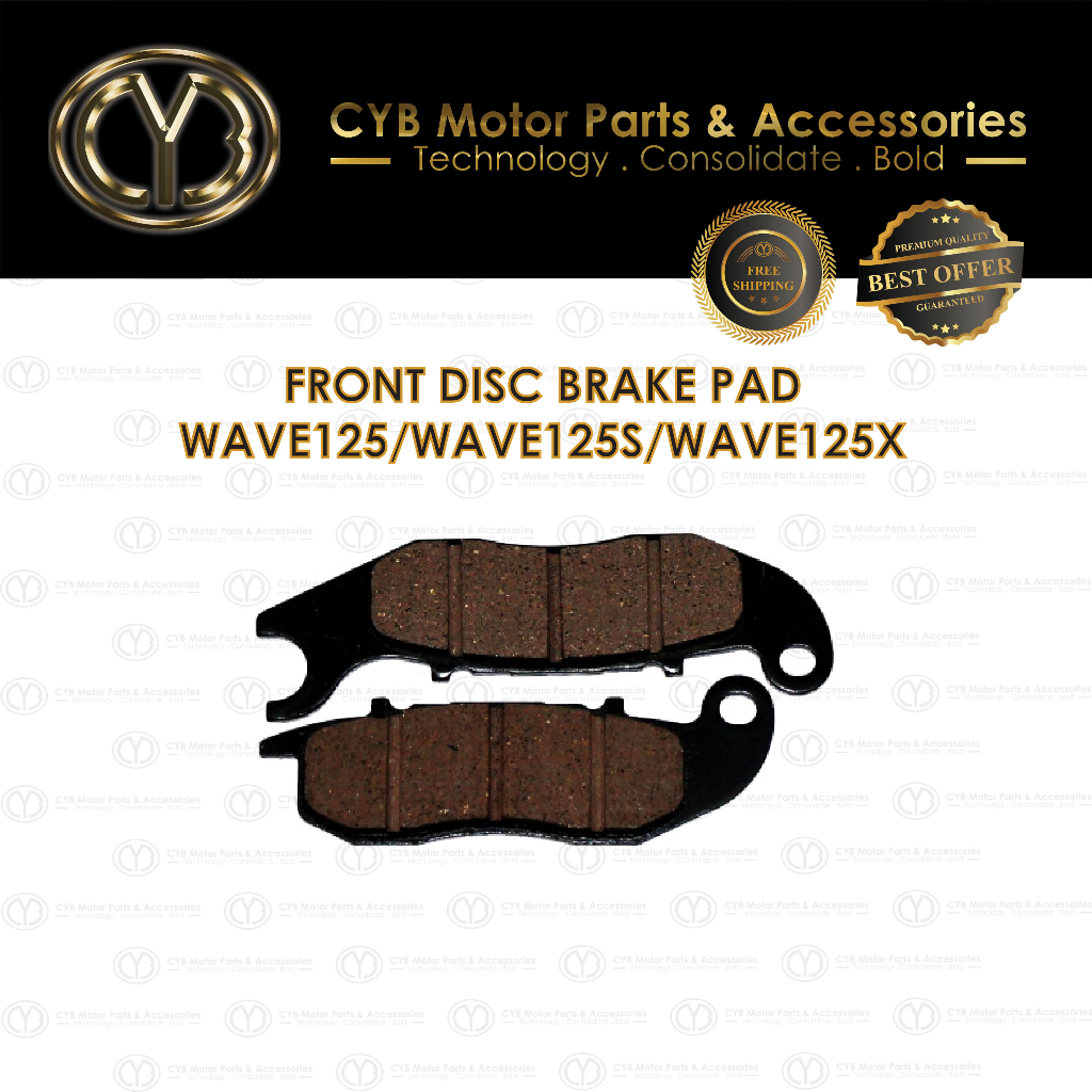ACLASS Front Disc Brake Pad HONDA WAVE125 WAVE125S WAVE125X Pad Brek Cakera Depan S X Shopee