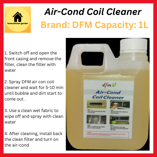 Air Cond Coil Cleaner Brand DFM Capacity1L Shopee Malaysia