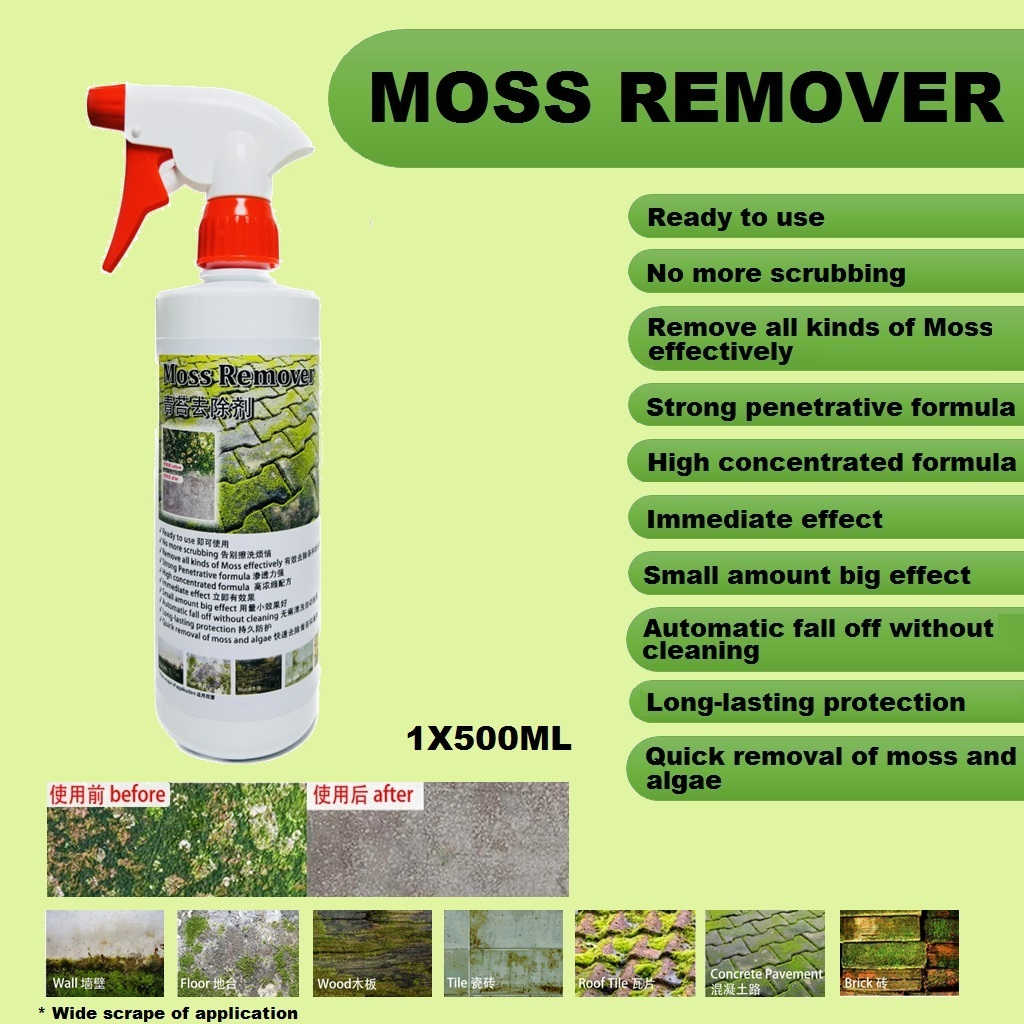 High Effective Moss Remover Spray & Refill 500ml Shopee Malaysia