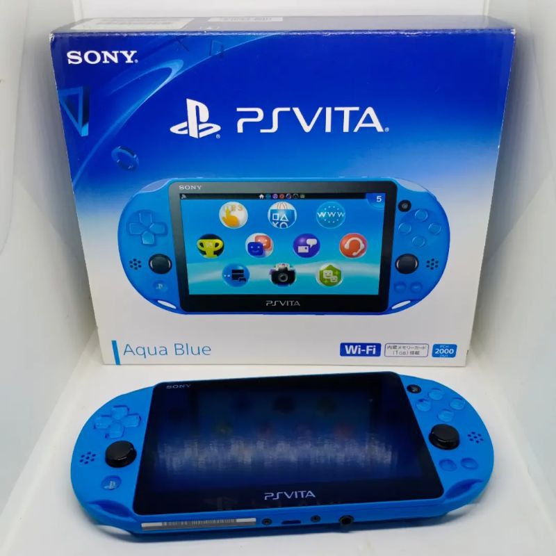 PLAYSTATION PS VITA 2K AQUA BLUE FULLSET + 256GB FULL GAMES (JAILBROKEN ...