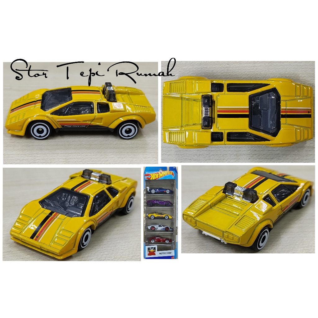 Hot Wheels Loose Countach Pace Car [5Pack 2023 Motor Show