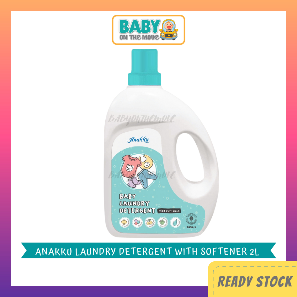 ANAKKU Baby Laundry Detergent With Softener 2L / Sabun Kain Bayi (Sabah
