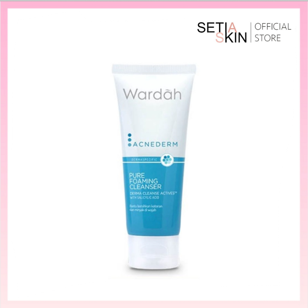 Acnederm Pure Foaming Cleanser with salicylic acid SPF15 by Wardah ...