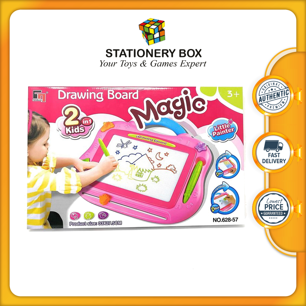Magic Drawing Board Erasable Writing Board Kids Educational Toys (628 ...