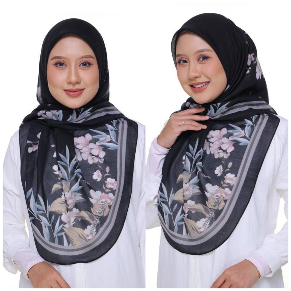 Tudung Bawal CURVE Corak Flower Vol 1 - AISYAH EXCLUSIVE | Shopee Malaysia