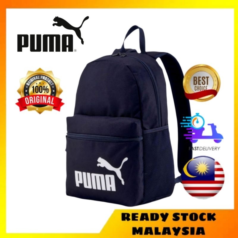 PUMA Unisex Phase Backpack Sports Direct ( Black / Peacoat / Black