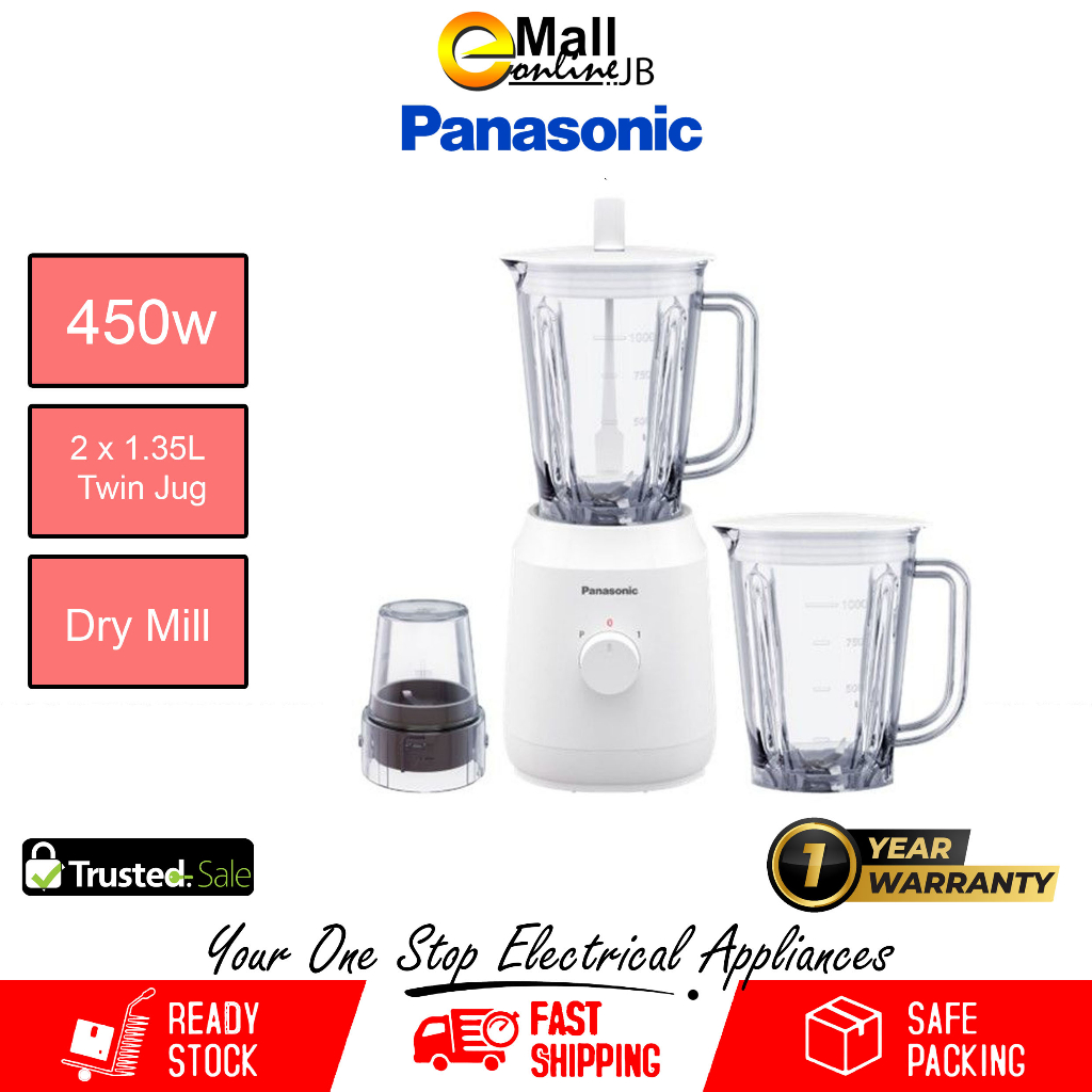 Panasonic Blender MXEX1031 Twin Jug & Dry Mill MXEX1011 Single Jug