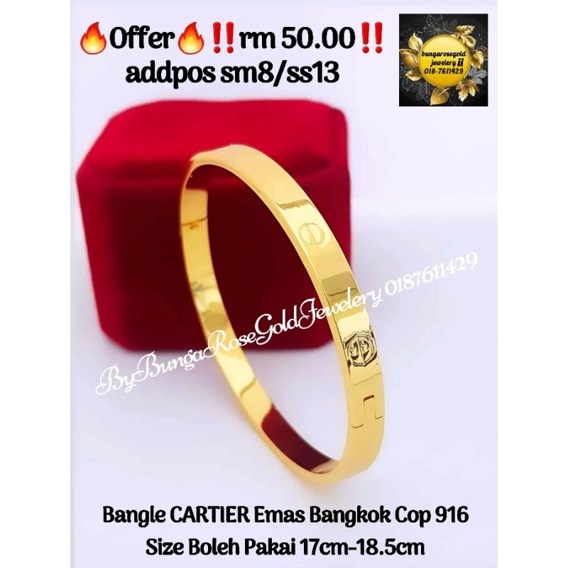 Bangle cartier online 916