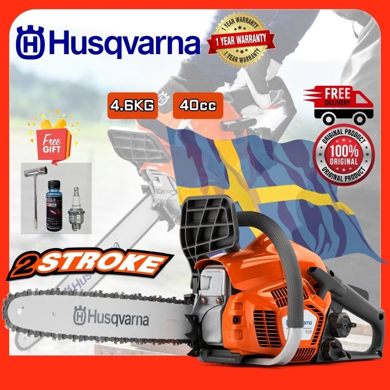 HUSQVARNA SWEDEN 125 18'' Chain Saw(Made in SWEDEN) Shopee Malaysia
