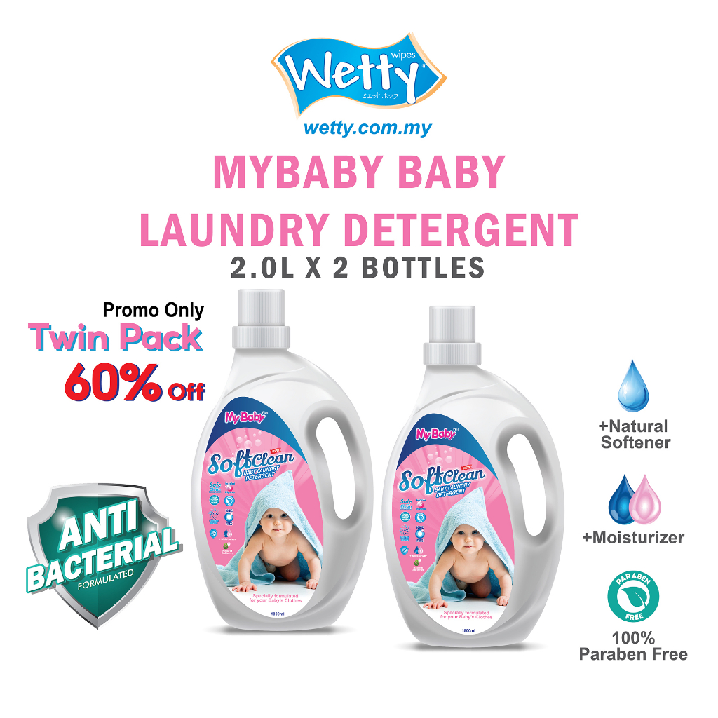 Baby Detergent Antibacterial With Softener Liquid Detergent Laundry