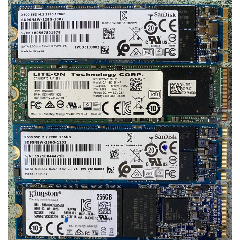 BRAND NEW & USED M.2 ssd 2242/2280 64GB/128GB/240GB/256GB/512GB ...