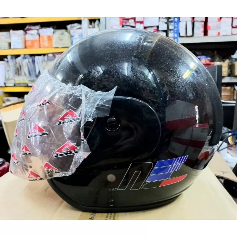 ORIGINAL+ SIRIM HELMET EI E1 60CM FREE SIZE + FOC SMOKE VISOR GELAP BLACK WHITE RED BLUE TOPI