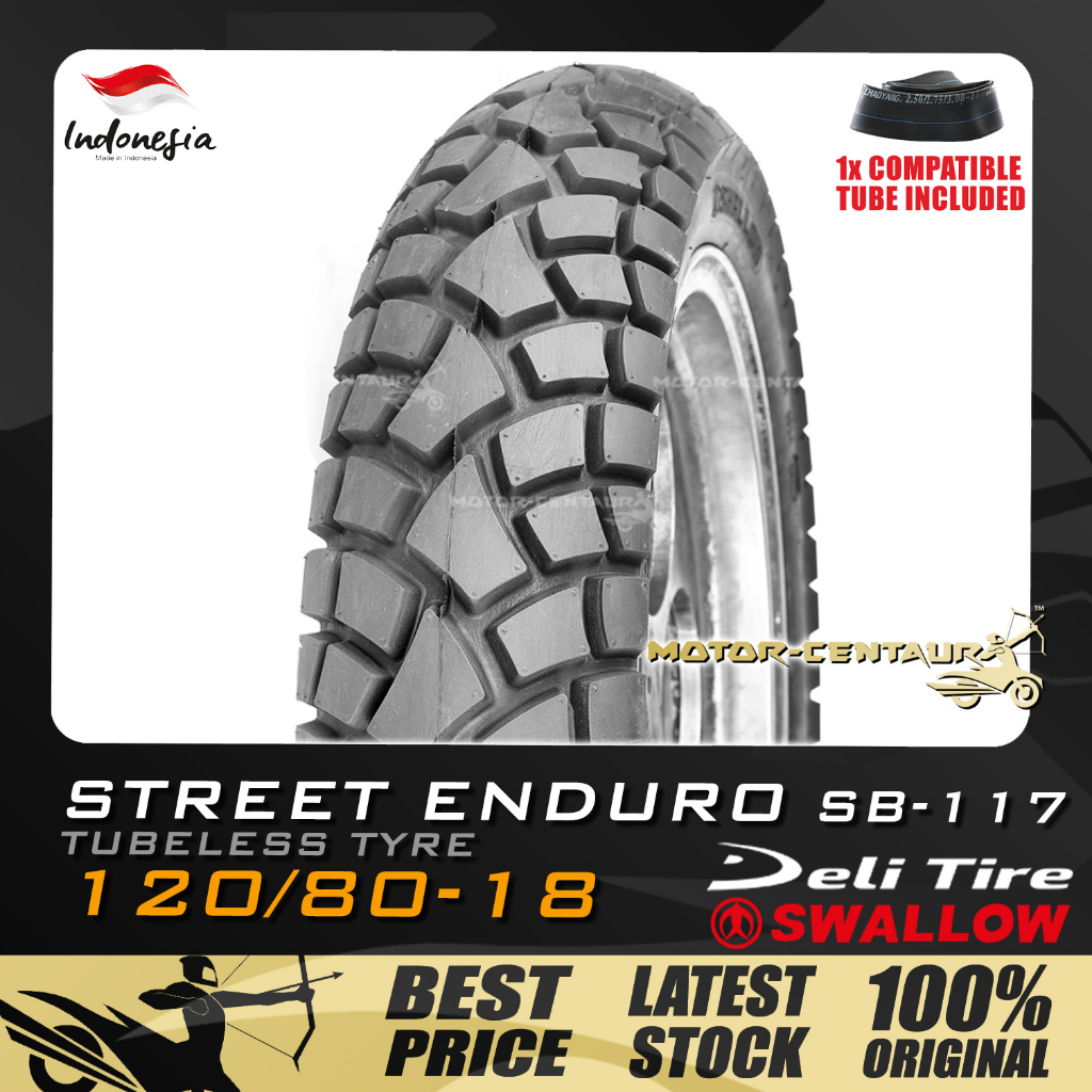 Pneumatico Posteriore Street Enduro SB-117 130/80-17 - Battistrada Alla Caviglia - Foto 2