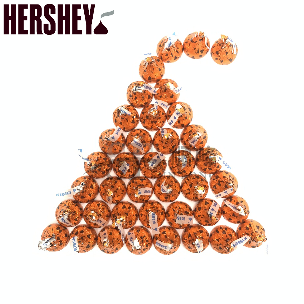 Hershey Kisses Hazelnut Milk Chocolate 1 Bite Halal 1Pc 好时之吻 榛果 牛奶巧克力 1