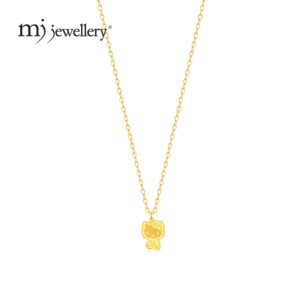 MJ Jewellery 916 Gold Hello Kitty With 916 Gold Polo Necklace Set B280