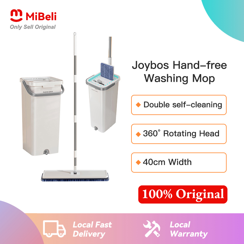 Joybos 40cm Big Mop Washing With Bucket and Squeeze Floor Cleaning