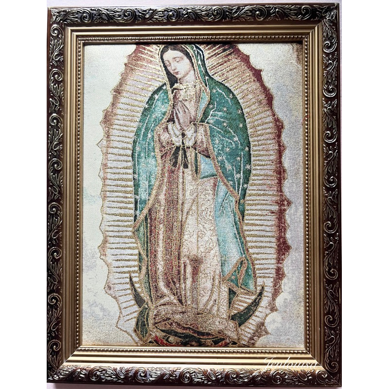 Our Lady of Guadalupe in Wooden Frame Version #2 | Shopee Malaysia