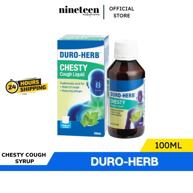 DUROHERB Chesty Cough Syrup NonDrowsy (100ml) Shopee Malaysia