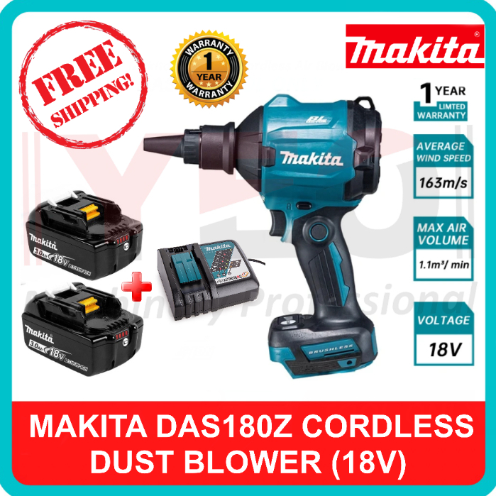 MAKITA DAS180Z 18V CORDLESS DUST BLOWER -1 YEAR WARRANTY | Shopee Malaysia