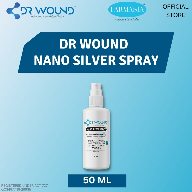 (HQ) DR WOUND Nano Silver Wound Spray 50ml | Shopee Malaysia