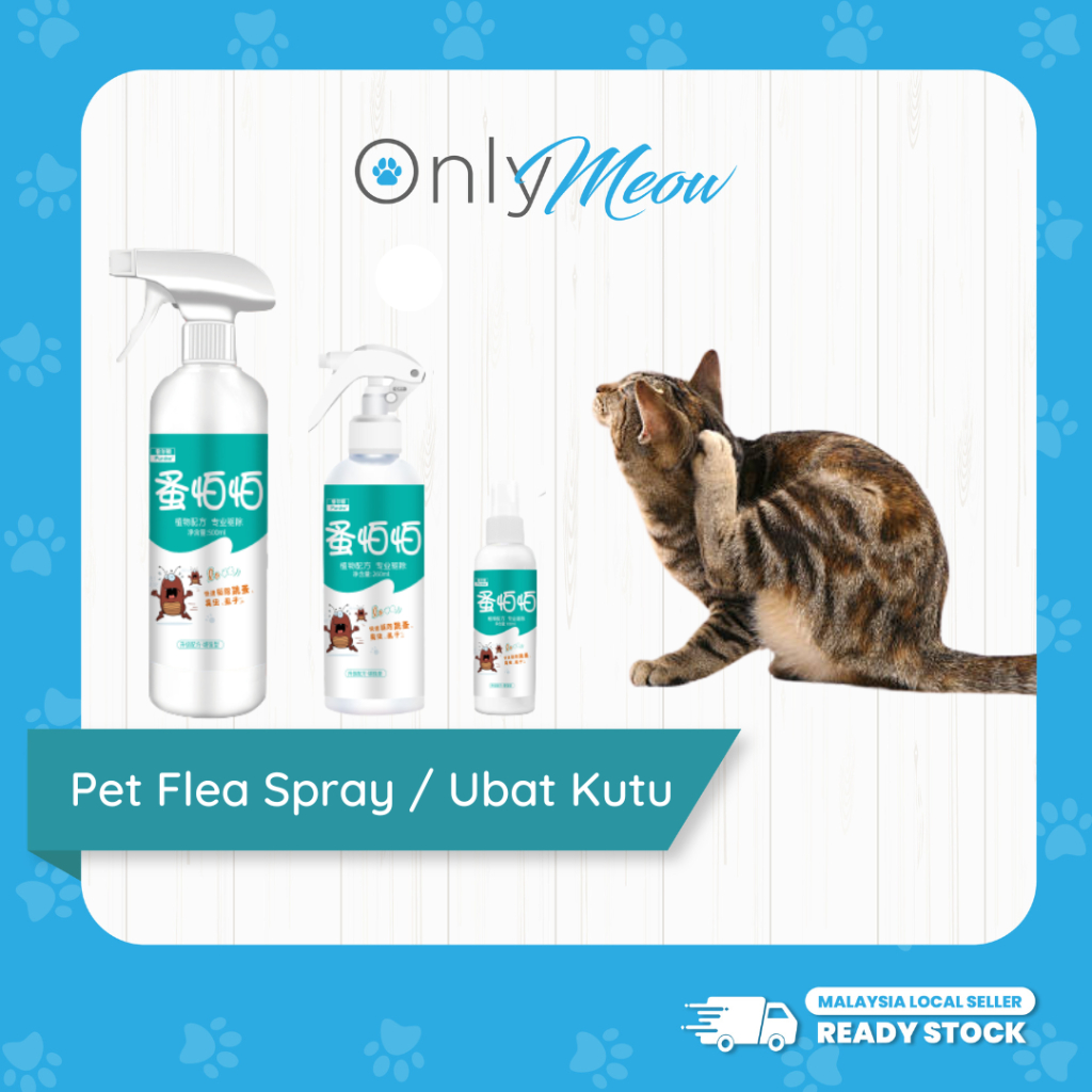 Ubat Kutu Kucing Spray Kutu Kucing Flea Spray Spray Kutu Cat Flea Cat