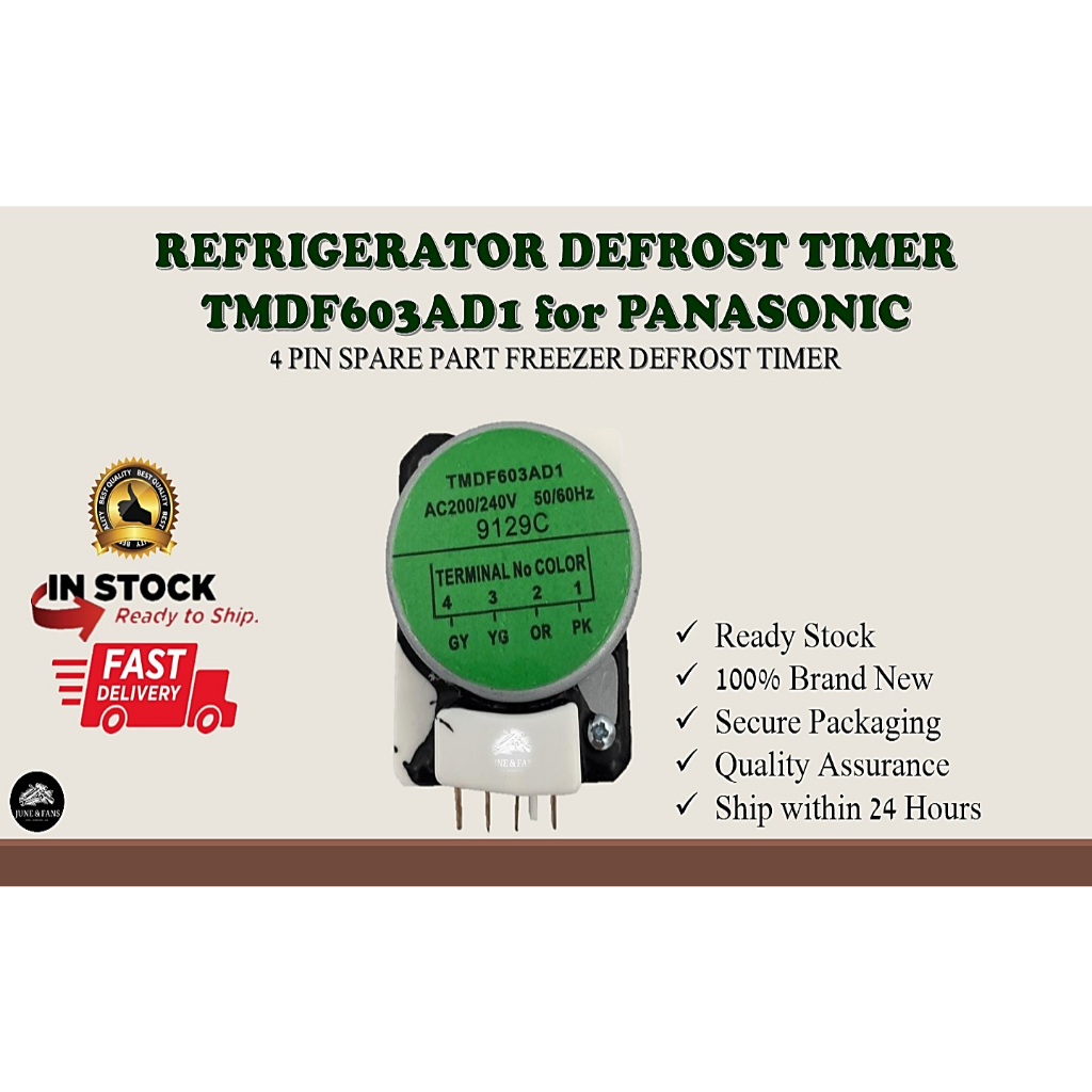 PANASONIC TMDF603AD1 FREEZER DEFROST TIMER REFRIGERATOR TIMER FREEZE ...