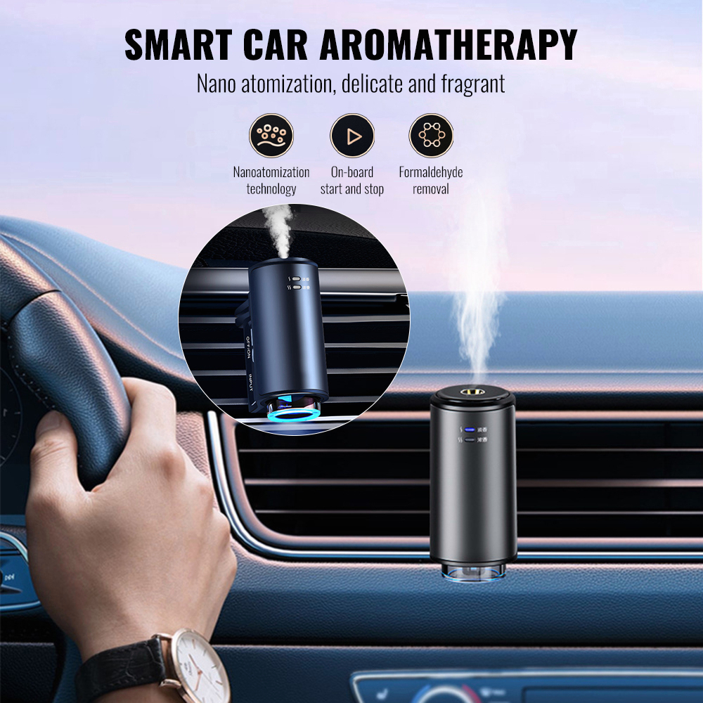 Car Air Freshener Smart Adjust Car Perfume Essential Oils Diffuser Car  Fragrance