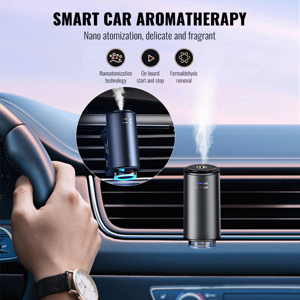 Car Aroma Diffuser Smart Perfume Diffuser for Car Vent Clips Wireless