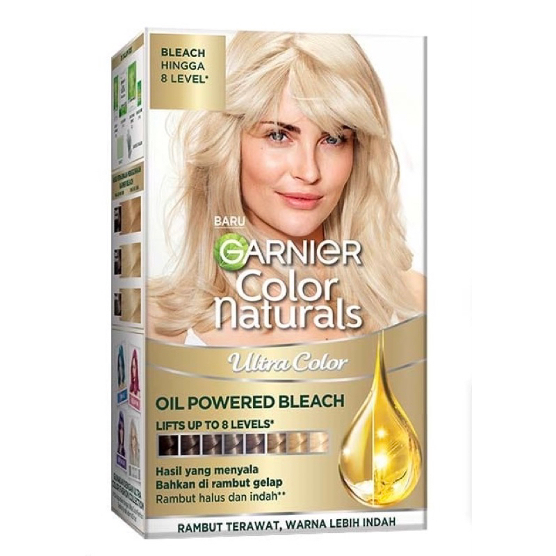 Garnier Hair Colour Bleach/ Bleaching (Lifts Up To 8 Levels) Shopee