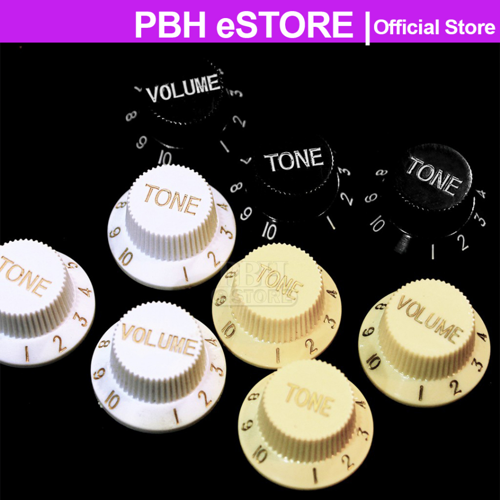 Electric Guitar Volume Tone Control Knob for Stratocaster Style