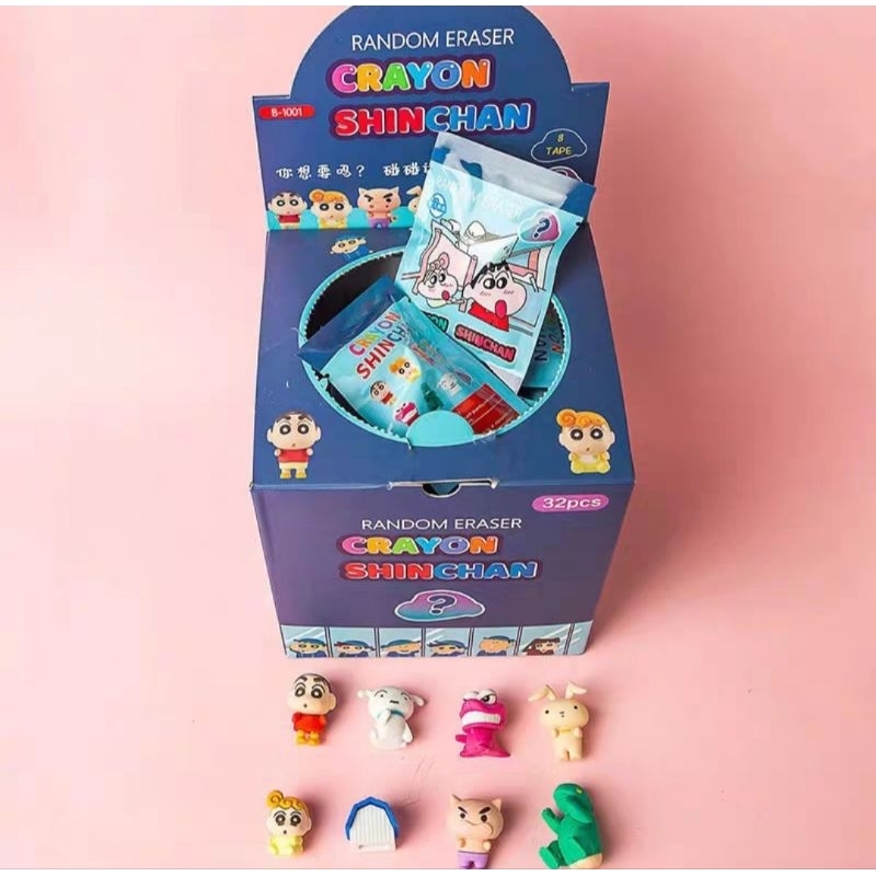 Crayon ShinChan blind box eraser(box) | Shopee Malaysia