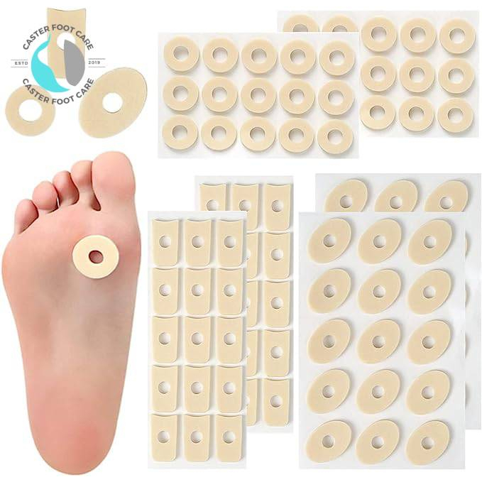 Corn Cushions, Soft Latex Foam Self Adhesive Callus Pads Corn Pad for