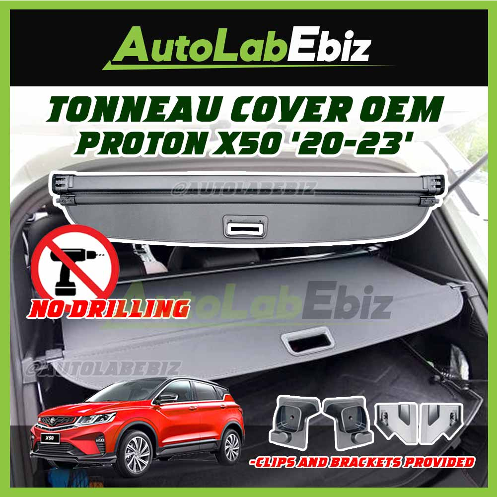 Proton X50 2020 2021 2022 2023 Leather Retractable Trunk Tonneau Cover
