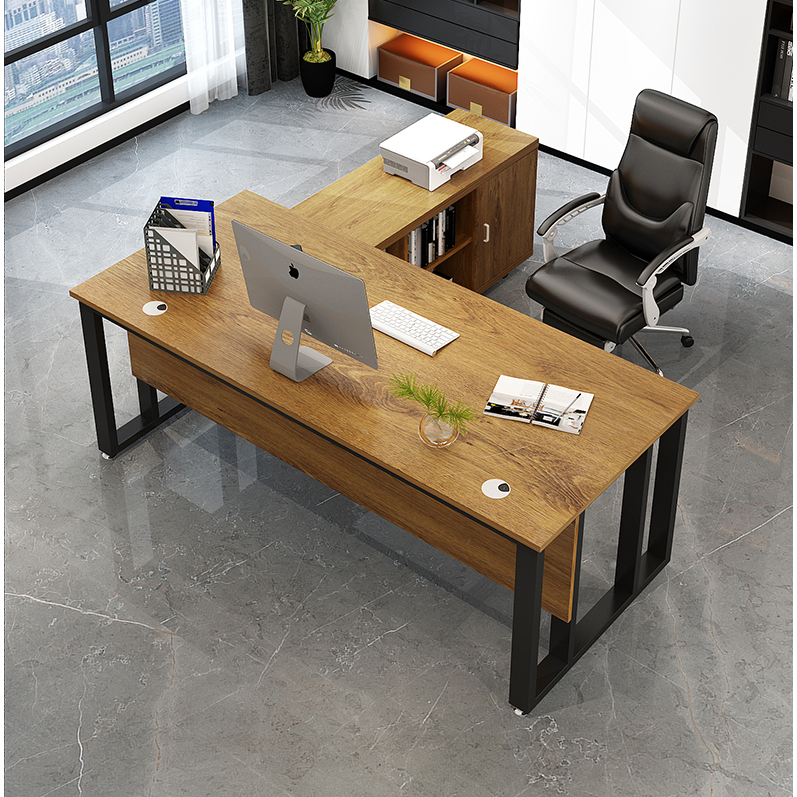 Office Desk Meja Pejabat Modern Simple Standard Office Desk Boss Desk ...