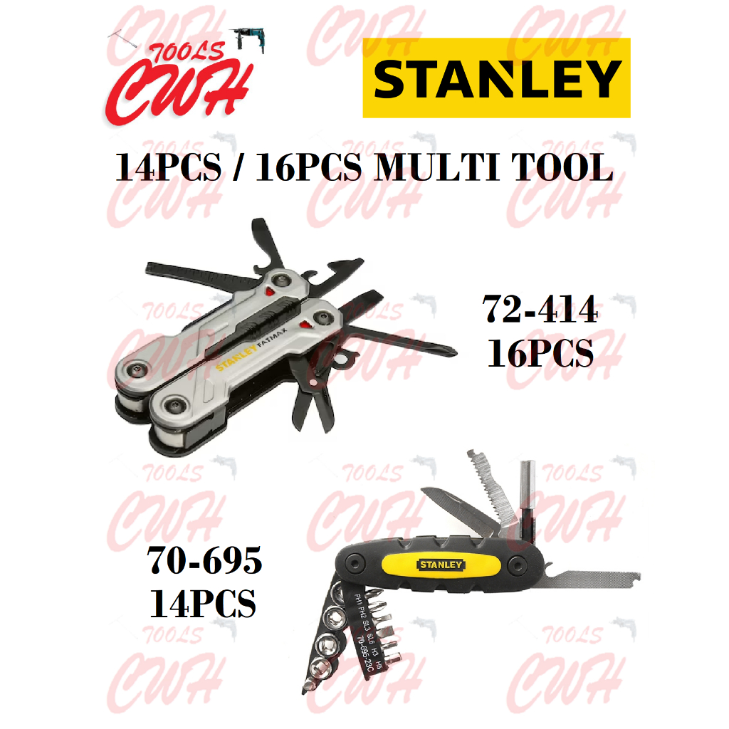 STANLEY 14PCS 16PCS FATMAX MULTI TOOL SPECIALTY KNIFE SAW CUTTER ...