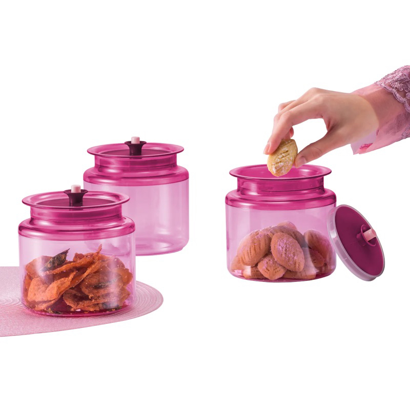 Tupperware 1.1L Santa Fe Salad Bowl Cookie Canister (3)