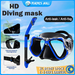 Professional Scuba Diving Masks Snorkeling Set Adult Silicone