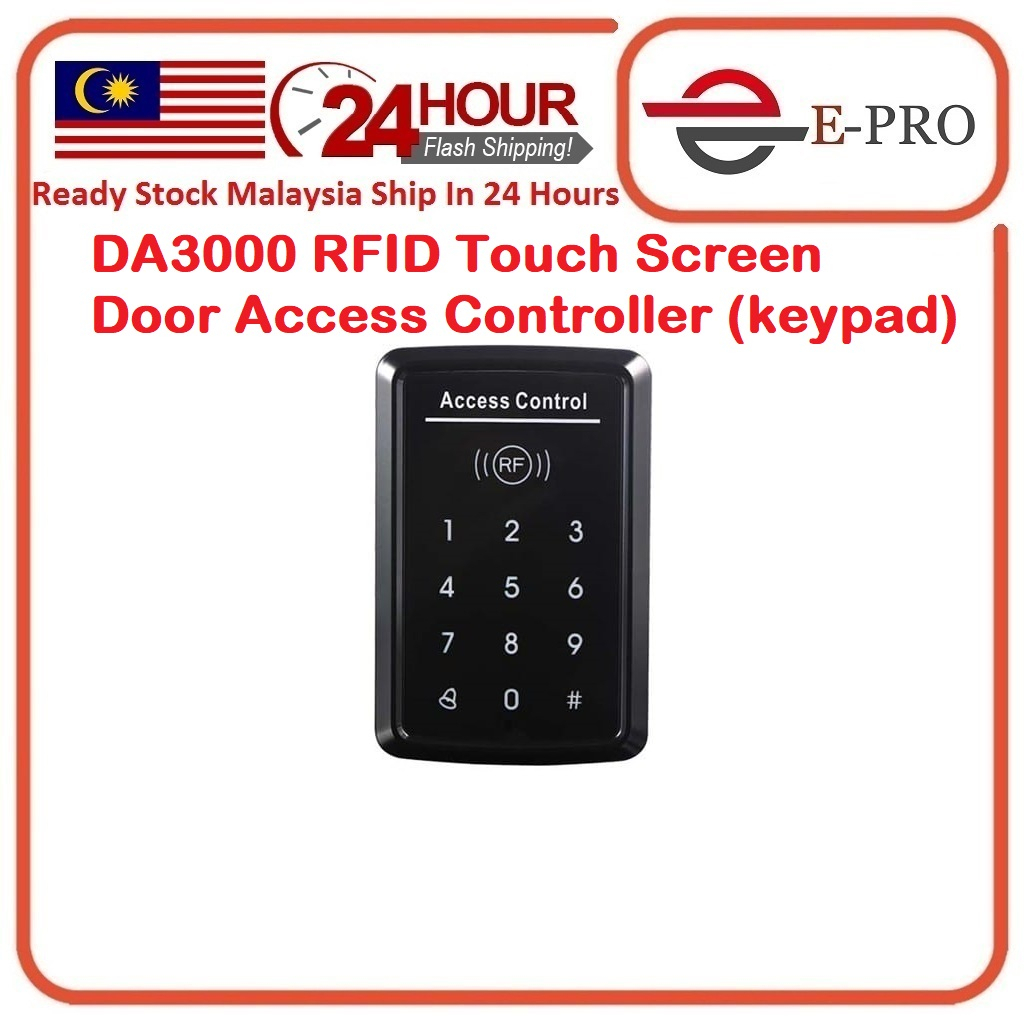 DA3000 RFID Touch screen door access controller keypad Touch Panel 1000