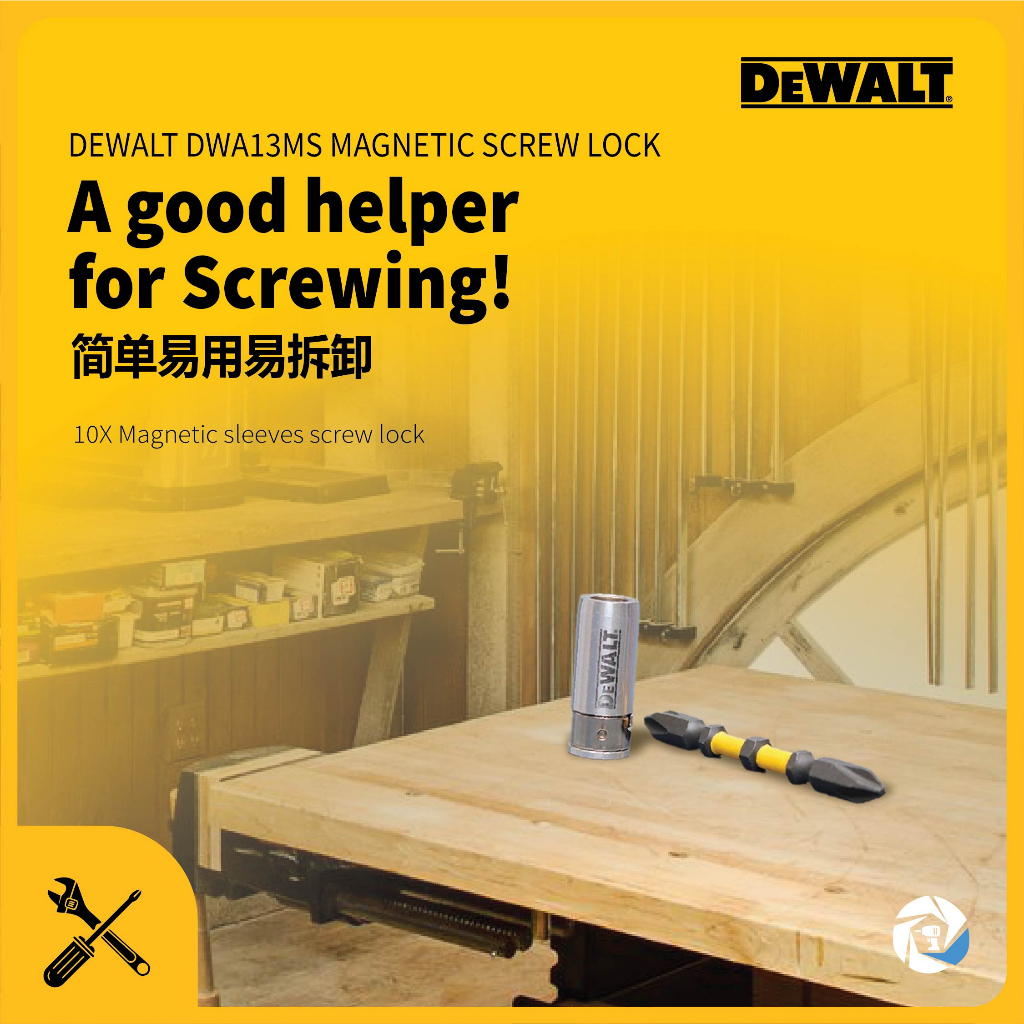 Dewalt 10x discount magnetic screw lock