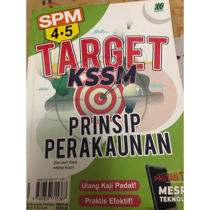 Buku rujukan Prinsip Perakaunan KSSM SPM | Shopee Malaysia