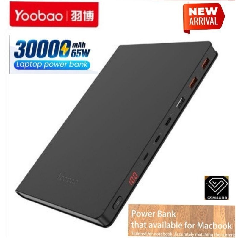 100 original yoobao 50000mah 30000mah pd 65w 22 5w 5a scp pd qc3 0