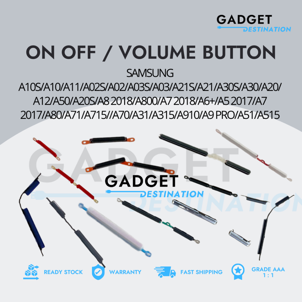 SM A10S/A10/A11/A02S/A02/A03S/A03/A21S/A21/A30S/A30/A20 ON OFF / VOLUME ...