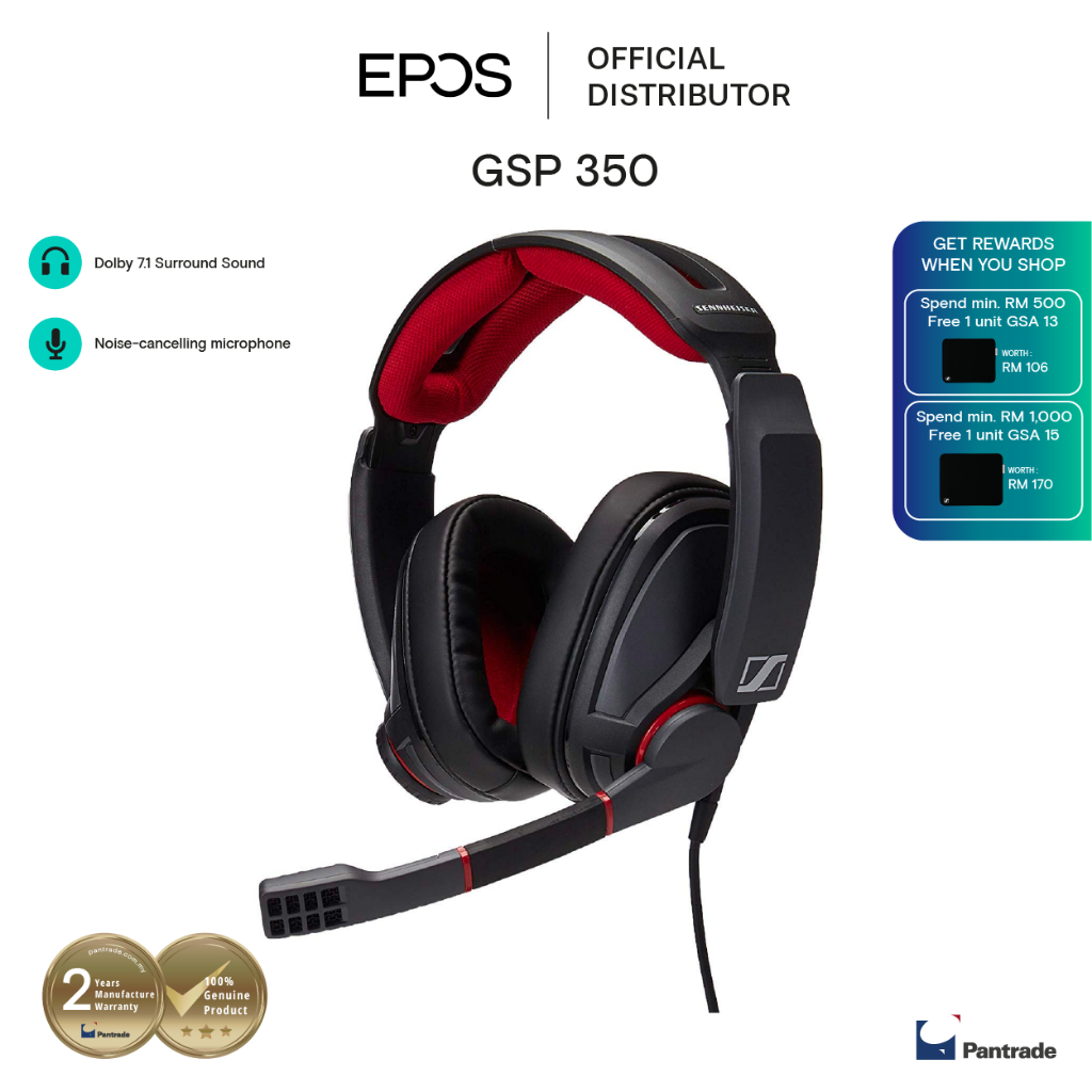 Sennheiser gsp hot sale 350 pc