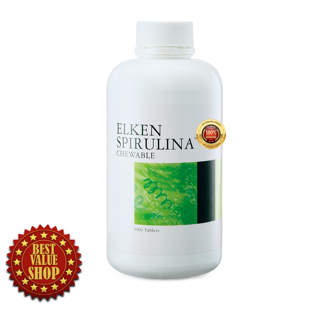 Elken Spirulina 3000 Tablets (NEW) Shopee Malaysia