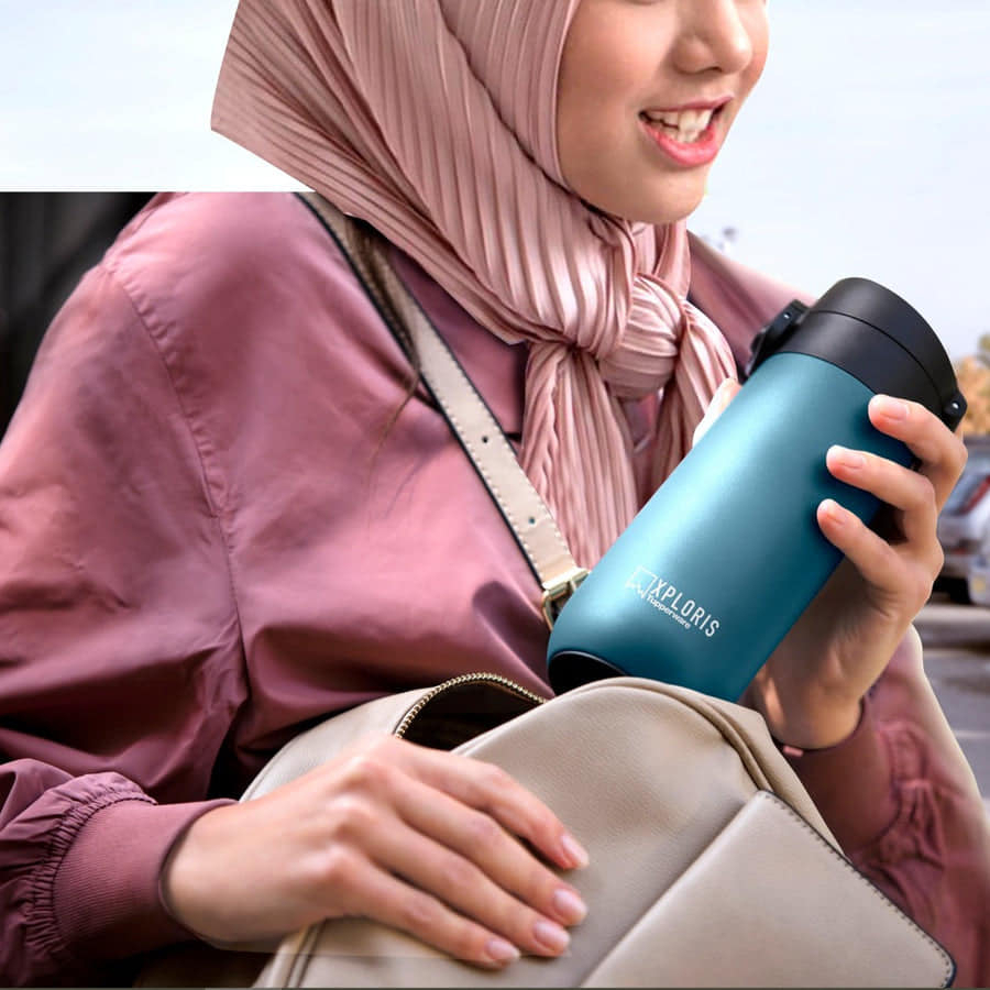Tupperware Xploris Easy Open Flask 450ml/ Xploris Flask 350ml/ Xploris 470ml Drinking Flask