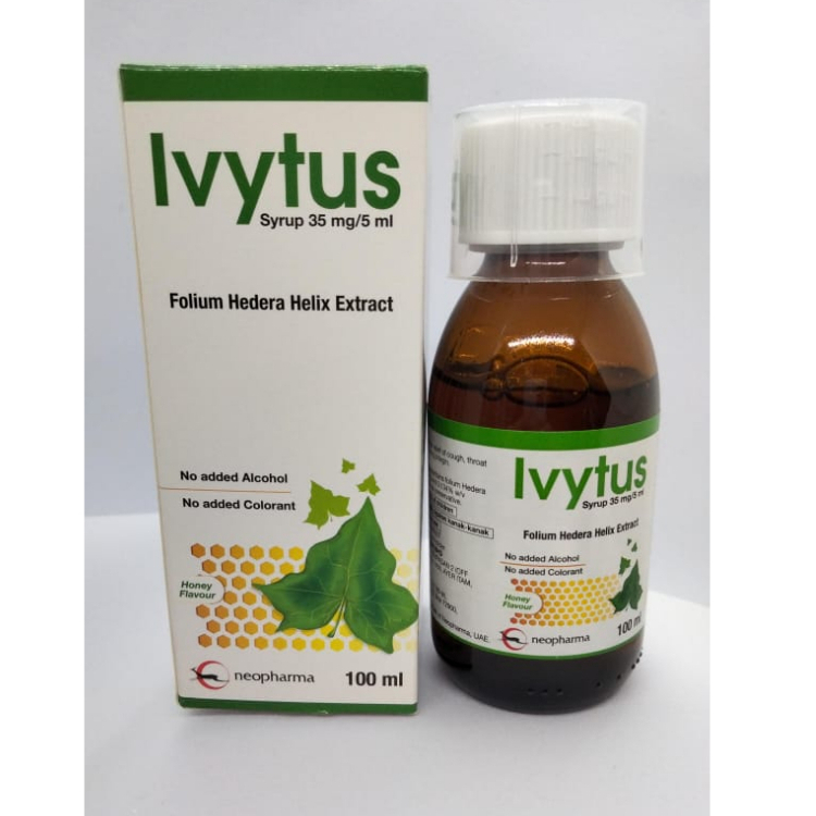 Ivytus Dry Ivy Leaf Extract Cough Syrup 100ml Shopee Malaysia