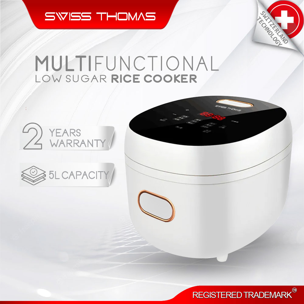 Swiss Thomas Low Sugar Rice Cooker 3 Layers Sugar Filtration Soft Grain
