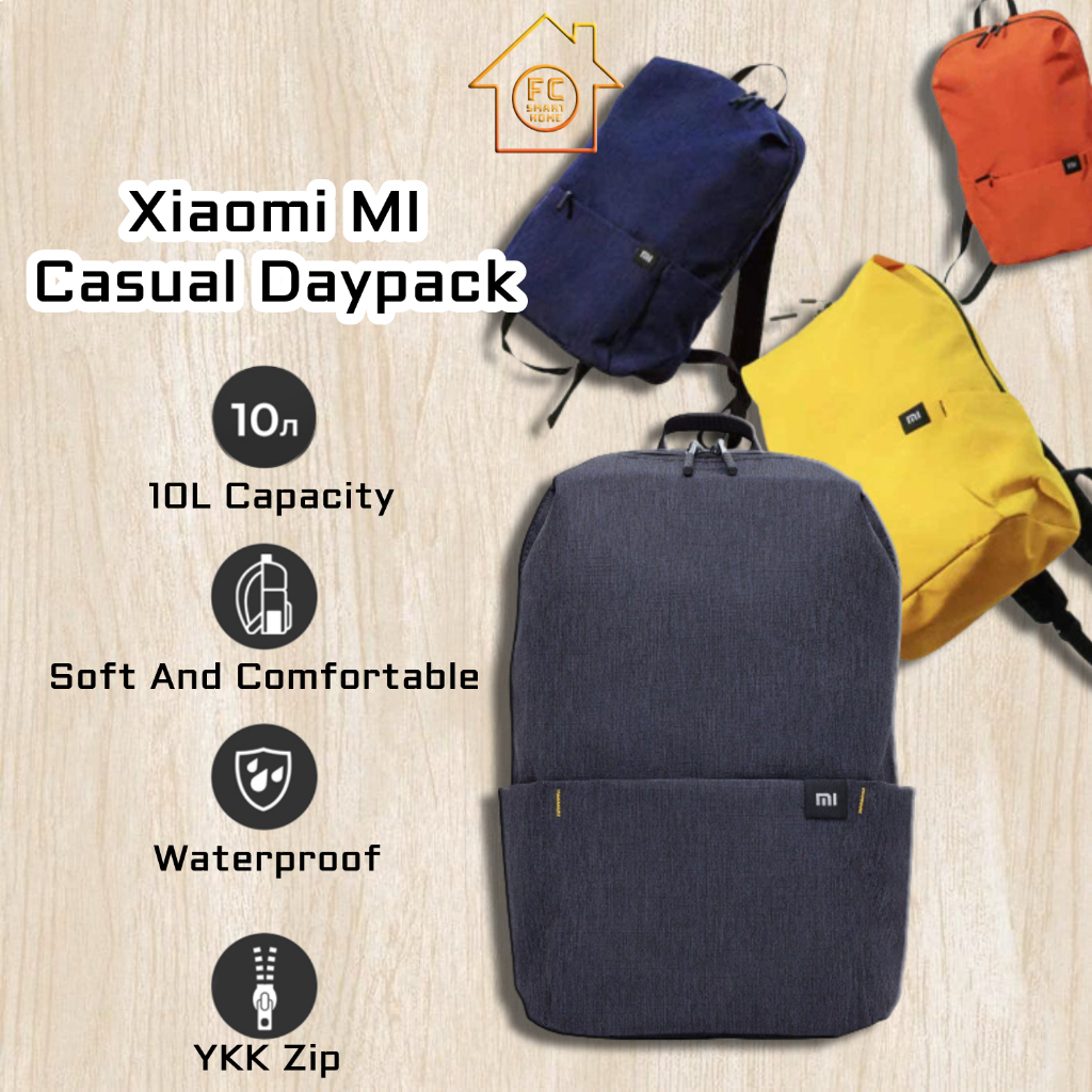 Ready Stock Xiaomi MI Casual 10L DayPack Multicolor Waterproof Sling Bag