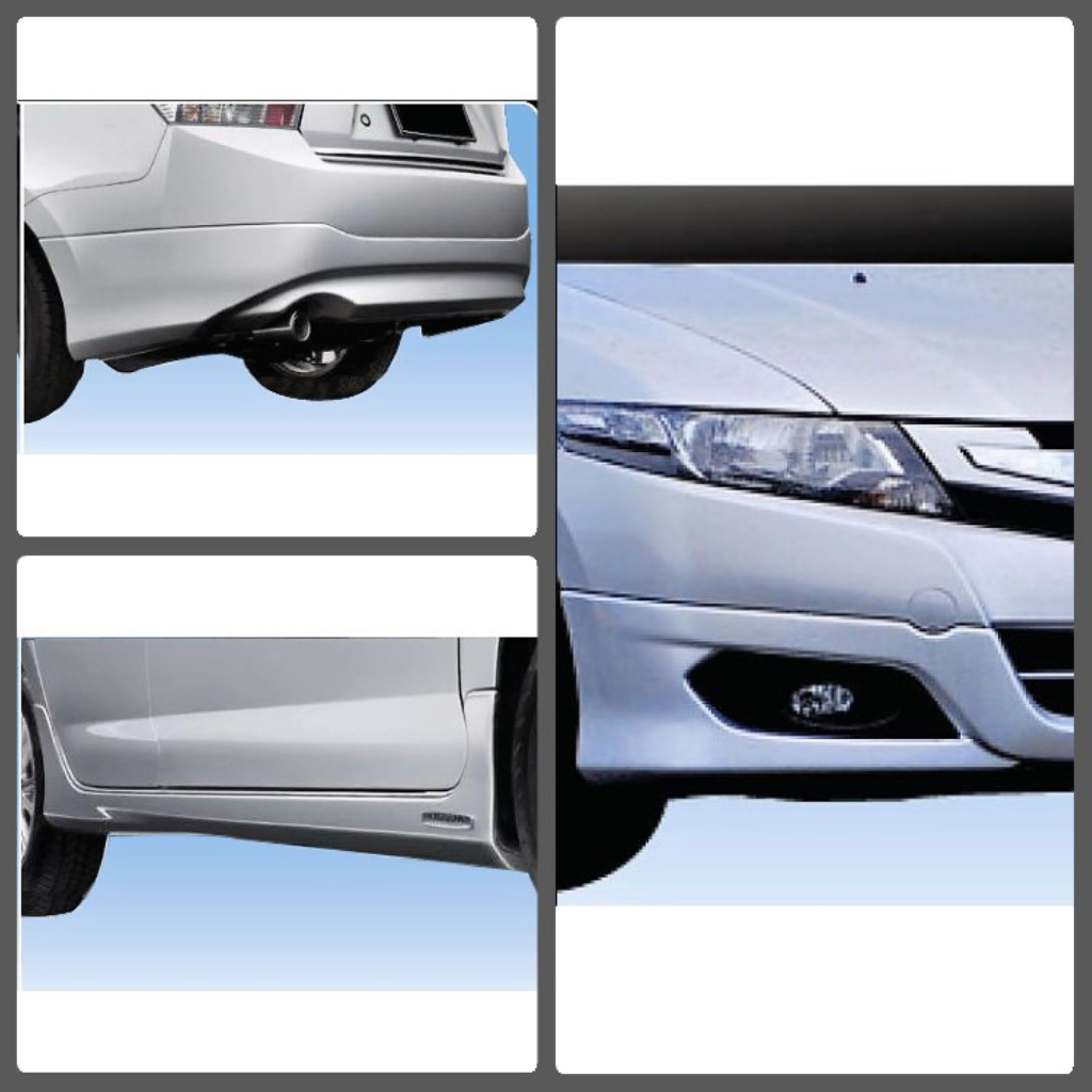 Honda City 5th Generation 2009 Modulo Skirting Body Kit PU Ready Stock