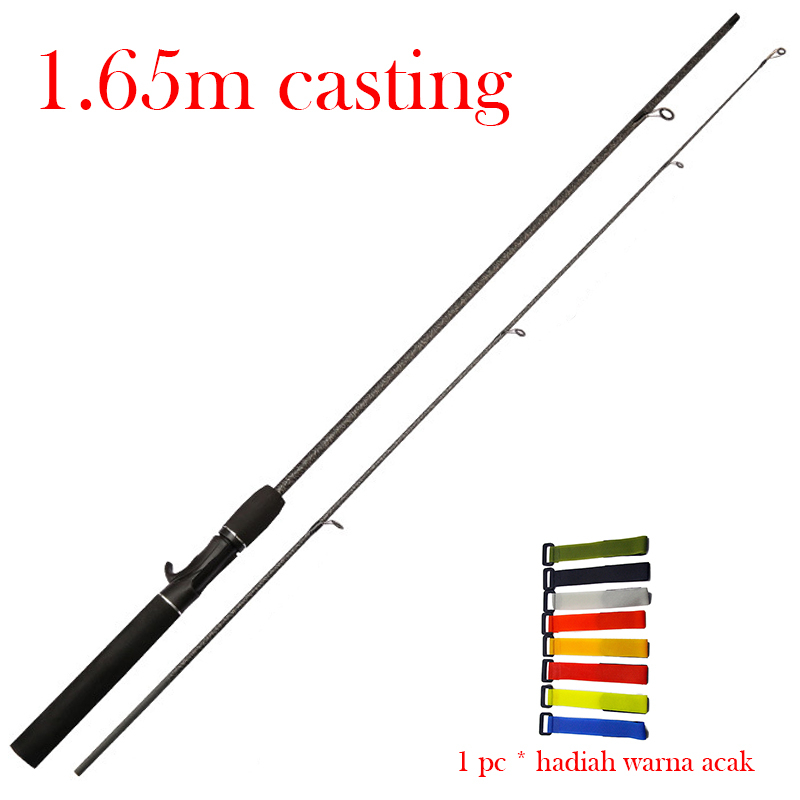 SOUGAYILANG 1.2M-2.1M Portable Fishing Rod Reel Set 2 Section Lure